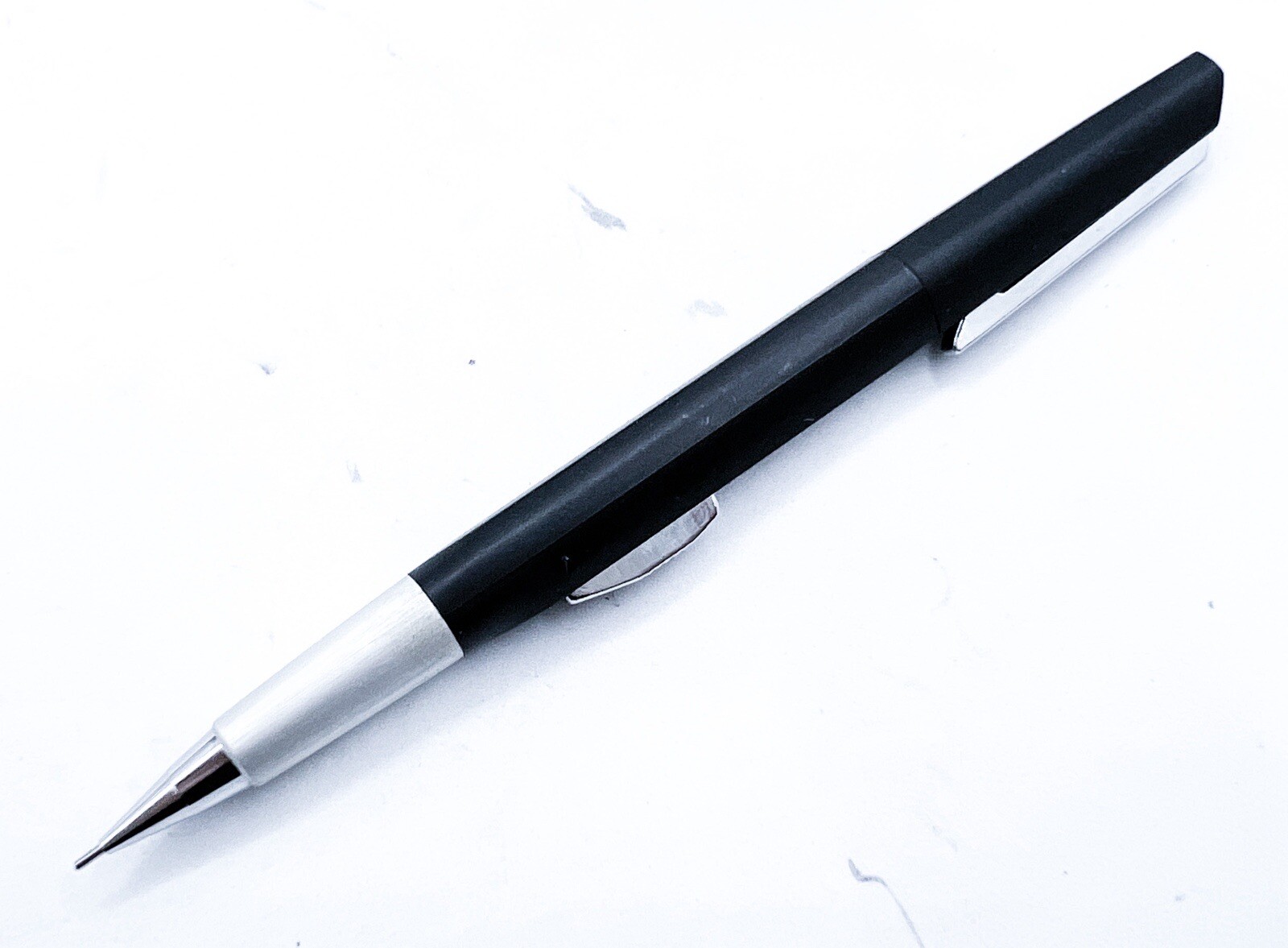 Mitsubishi Mechanical Pencil Pecker Black 0.5mm Side Push Rare Drafting