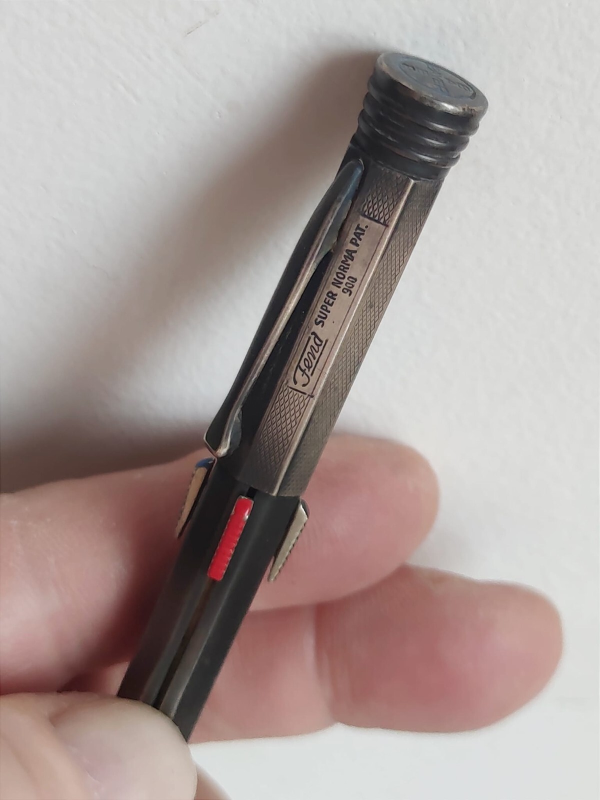 🔴FEND 4 Colors BAYER Super Norma Pat. 900 Silver Mechanical pencil 1930s🔴RR!