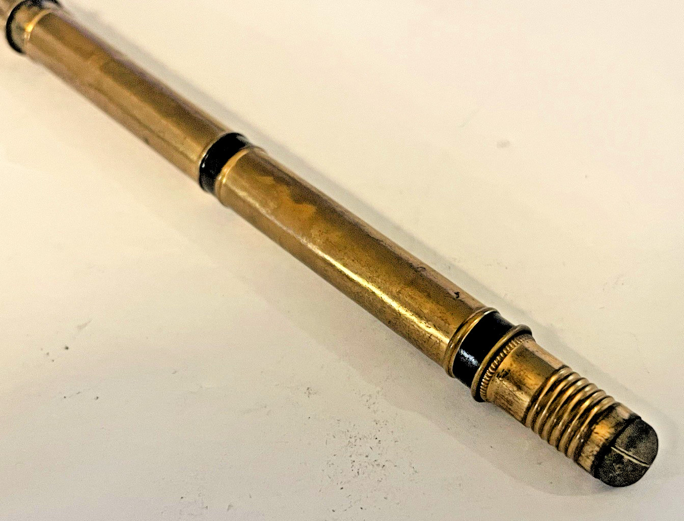 Vintage E. EBERHARD FABER Mechanical Pencil Lead Made USA Yellow Gold Tone🌺