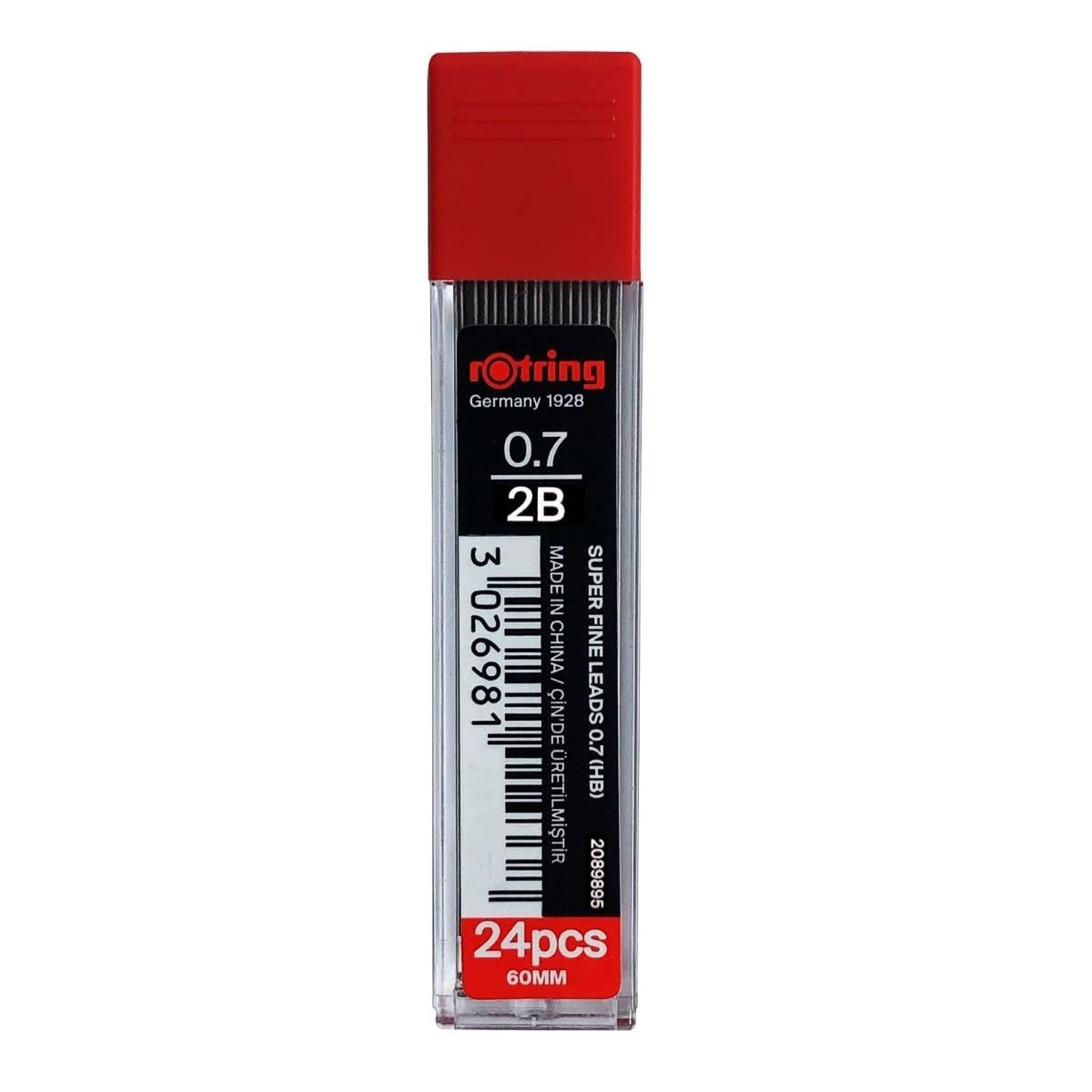 rOtring 3 Pack 0.7mm 2B Super Polymer Mechanical Pencil Leads