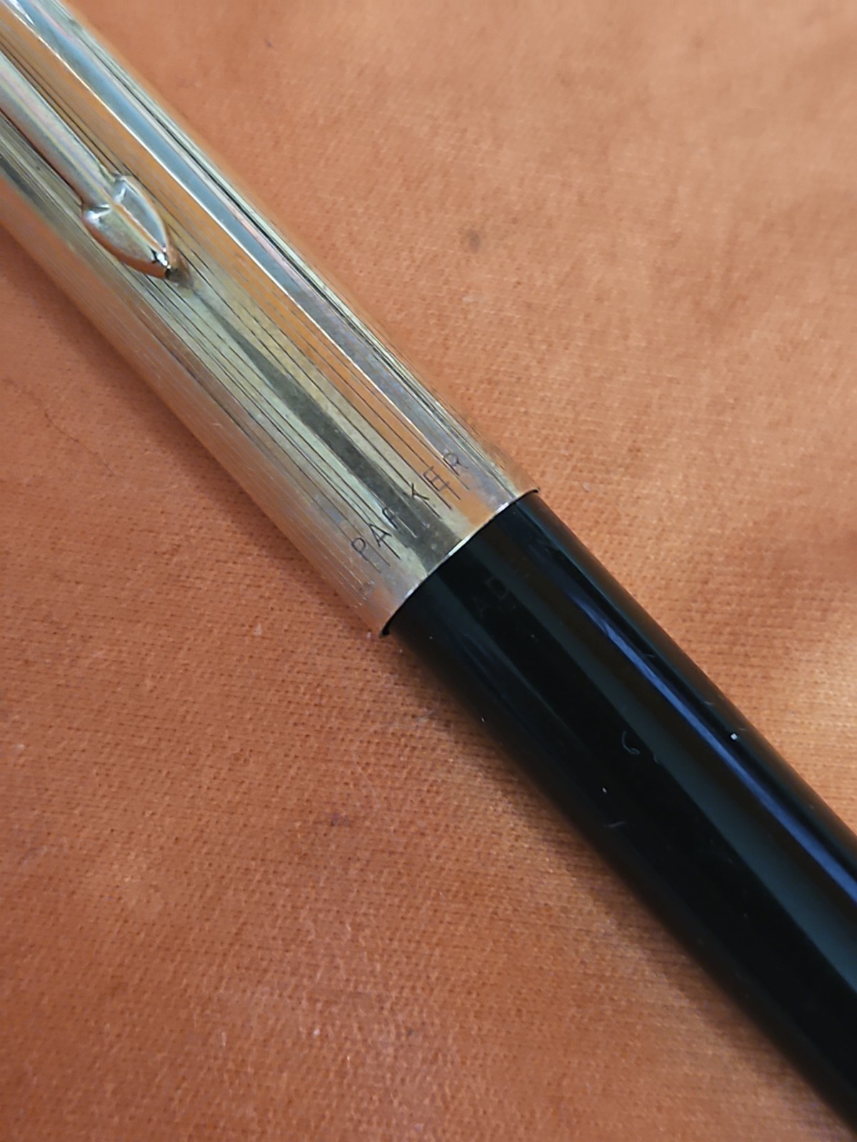 PARKER 51 Mechanical Pencil 1955 Black Resin Barrel 1/10 12kt Gold Filled Cap