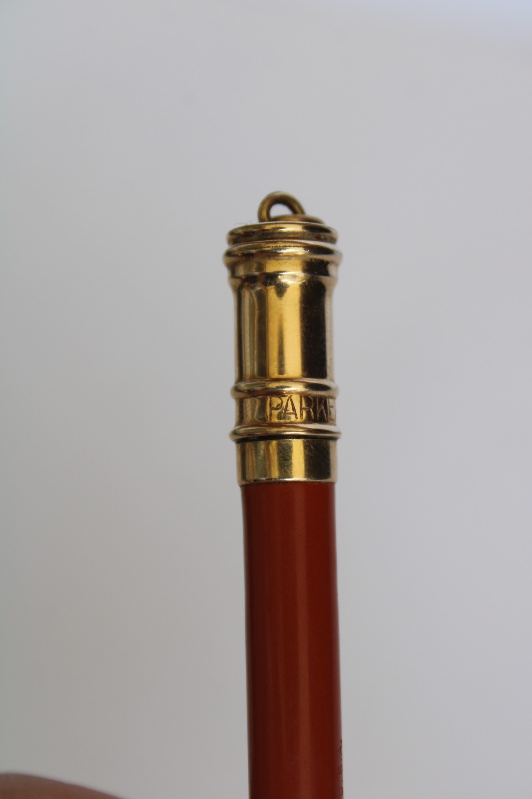Vintage 1920’s Parker Orange Mechanical Twist Pencil (4.75″)