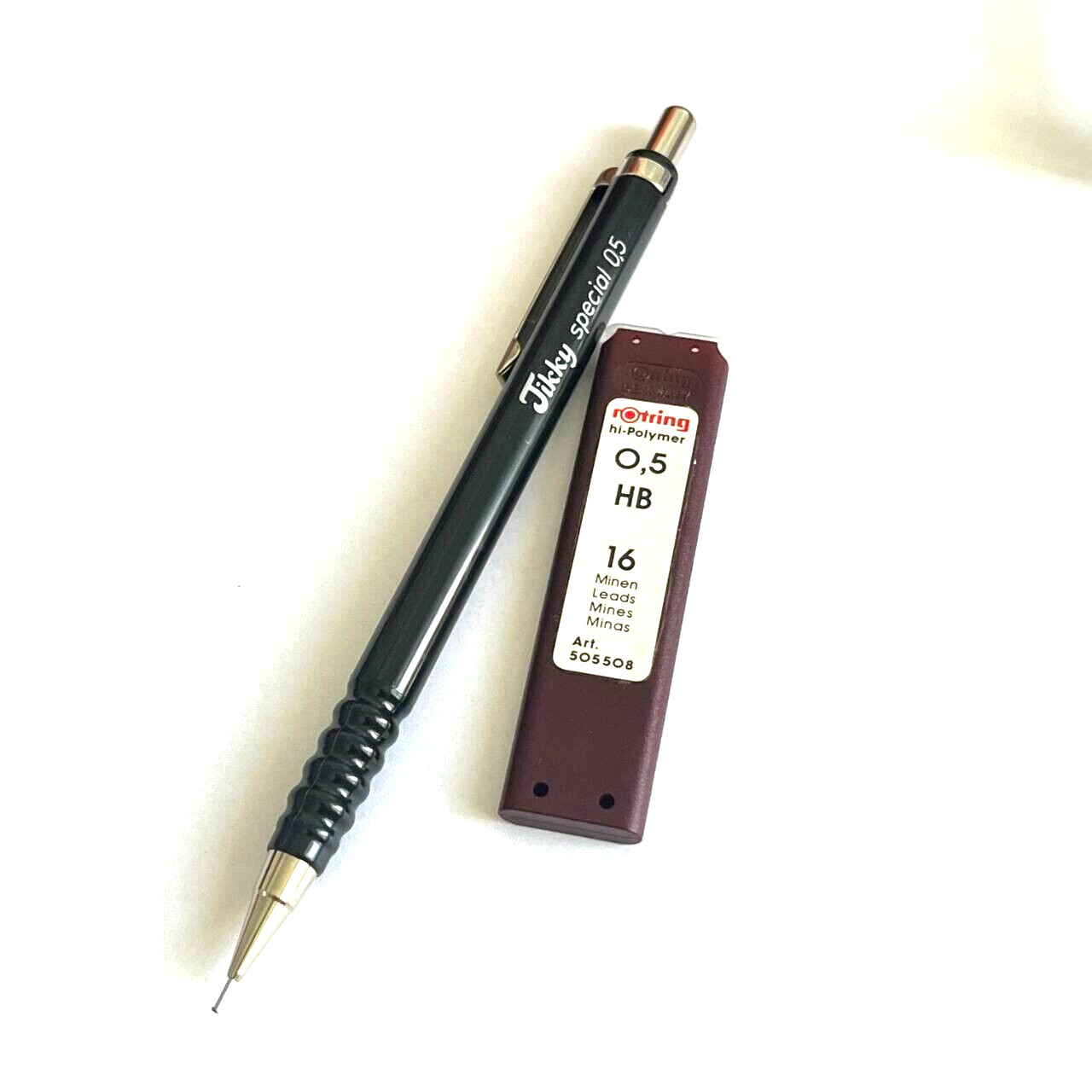 Vintage Rare Special Edition Rotring Mechanical Pencil 0.5 mm 16 Leads refill