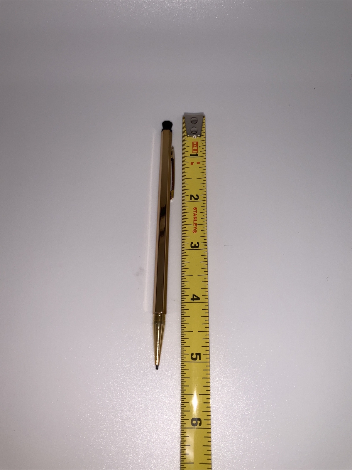 Mechanical Pencil The Forward Line Vintage Hexagonal 1950s Gold Tone Made In USA