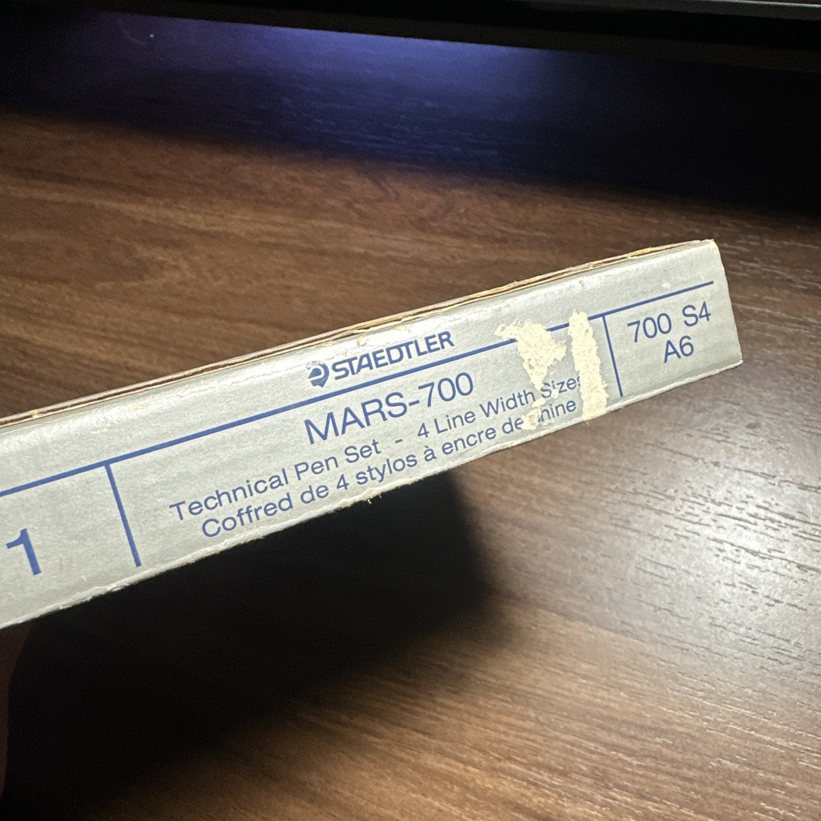 Vintage Germany Staedtler Mars 700 S4 A6 Set of 4 Technical Pen Set With Case