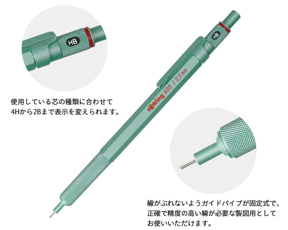 Rotring 600 Mechanical Pencil 0.5 mm Limited Color MINT 2025 with Box New