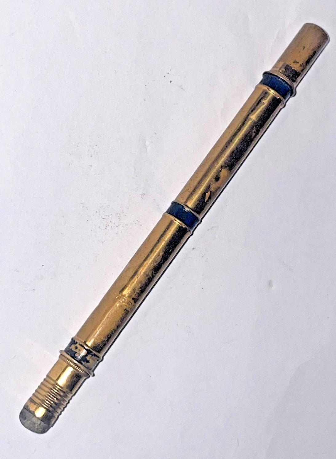 Vintage E. EBERHARD FABER Mechanical Pencil Lead Made USA Yellow Gold Tone🌺