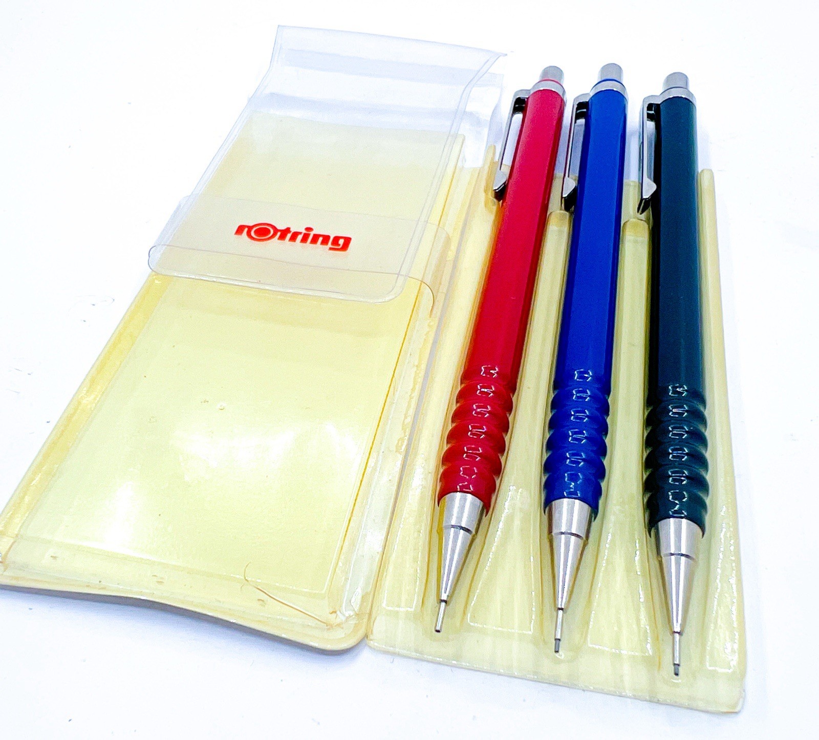 NOS Rotring Tikky Special 3pcs set Mechanical pencil 0.5mm Pouch West Germany
