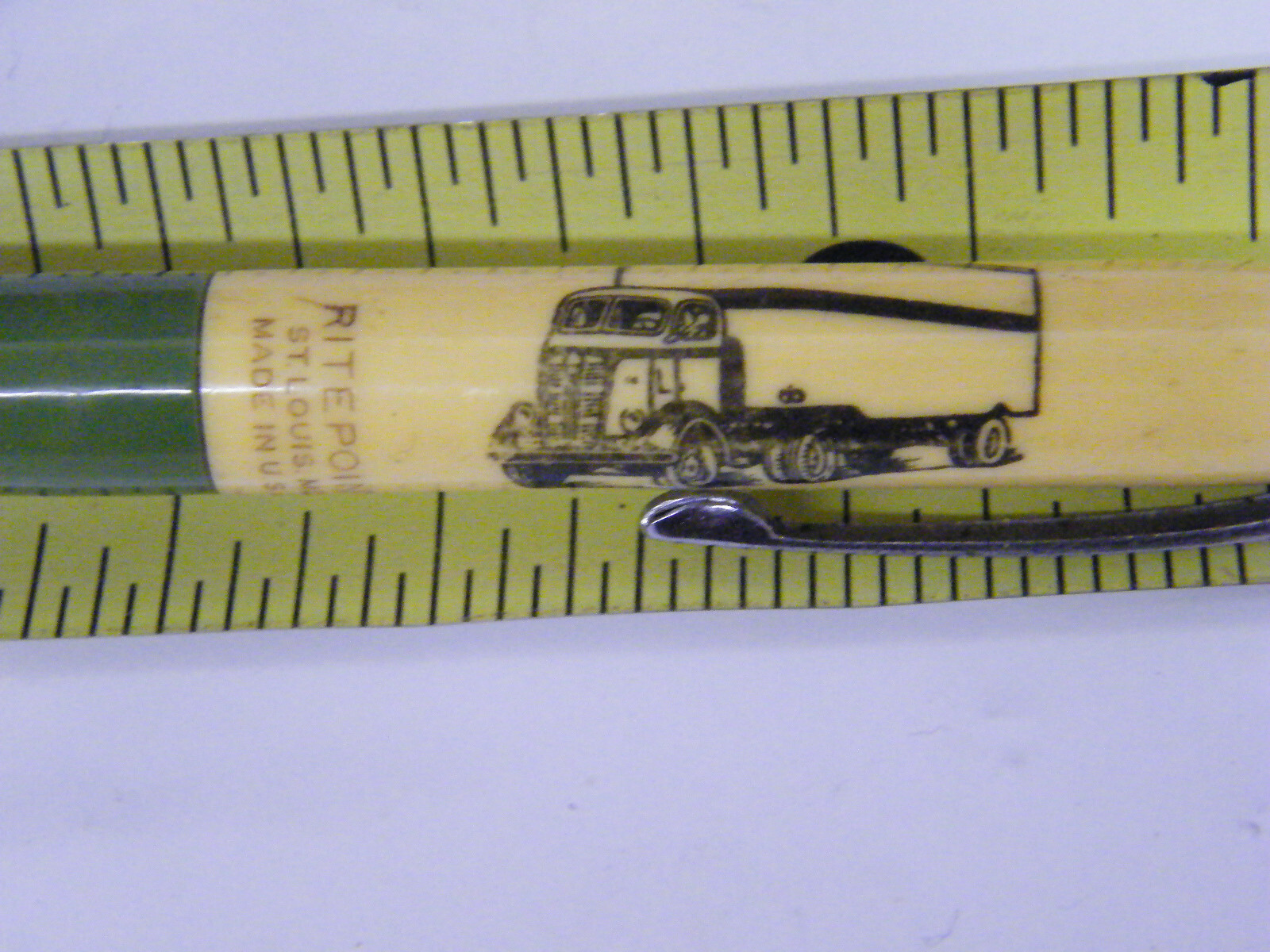 Vintage 50’s-60’s Ritepoint Pencil Transfer Company Advertising Twist Pencil