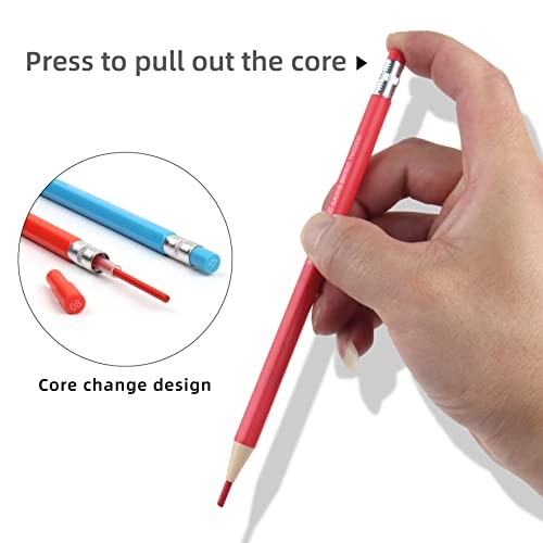 Colored Mechanical Pencil 2.6mm for Coloring and Drawing, Mechanical 36 color