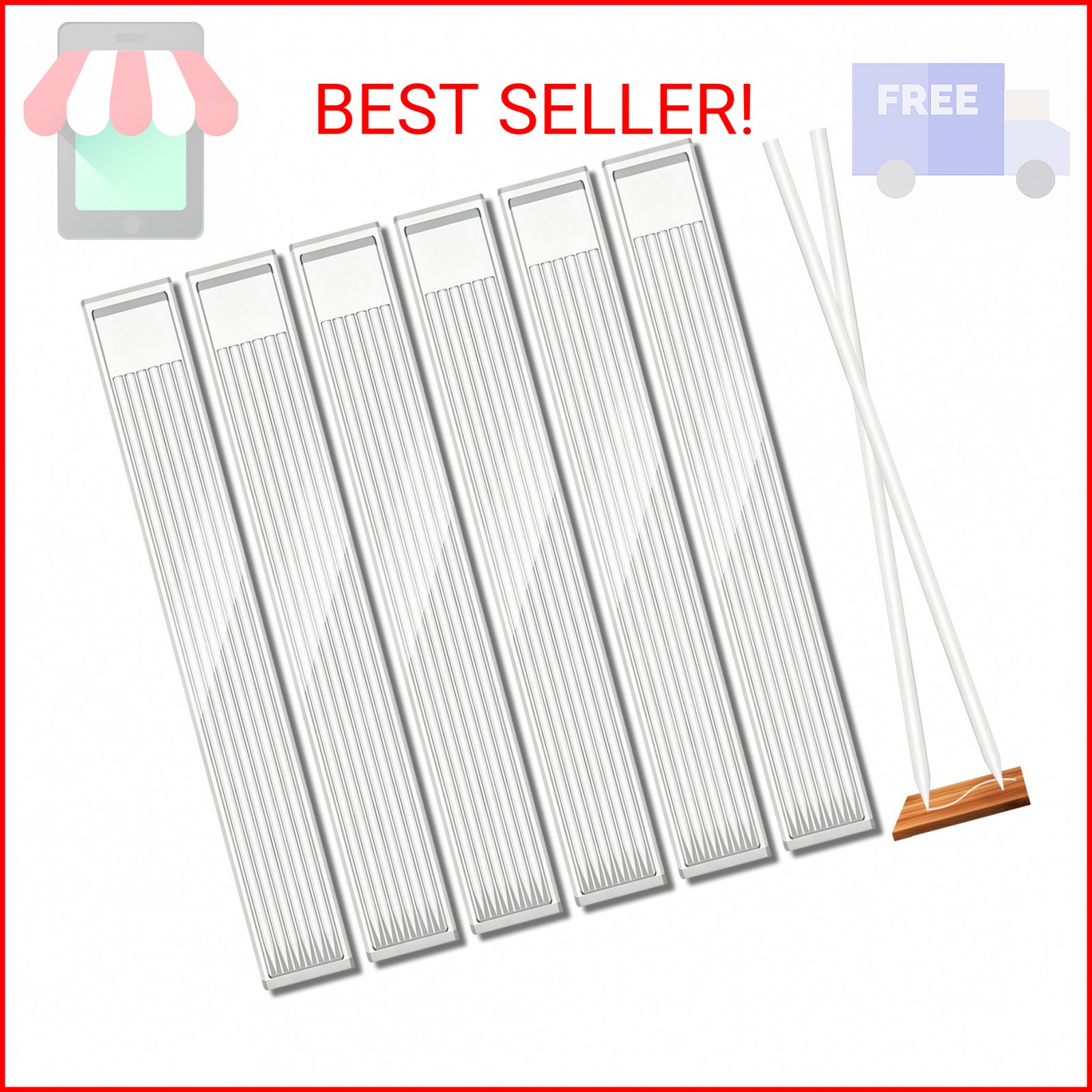 36 Pcs 2.8mm Pencil Lead Refills for Carpenter Mark Pencils Solid Deep Hole Mech