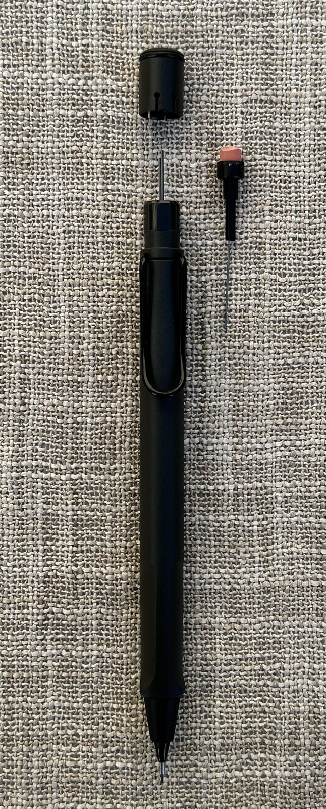 Nice LAMY Safari Pencil, Charcoal Barrel w/Black Trim, Made In Germany