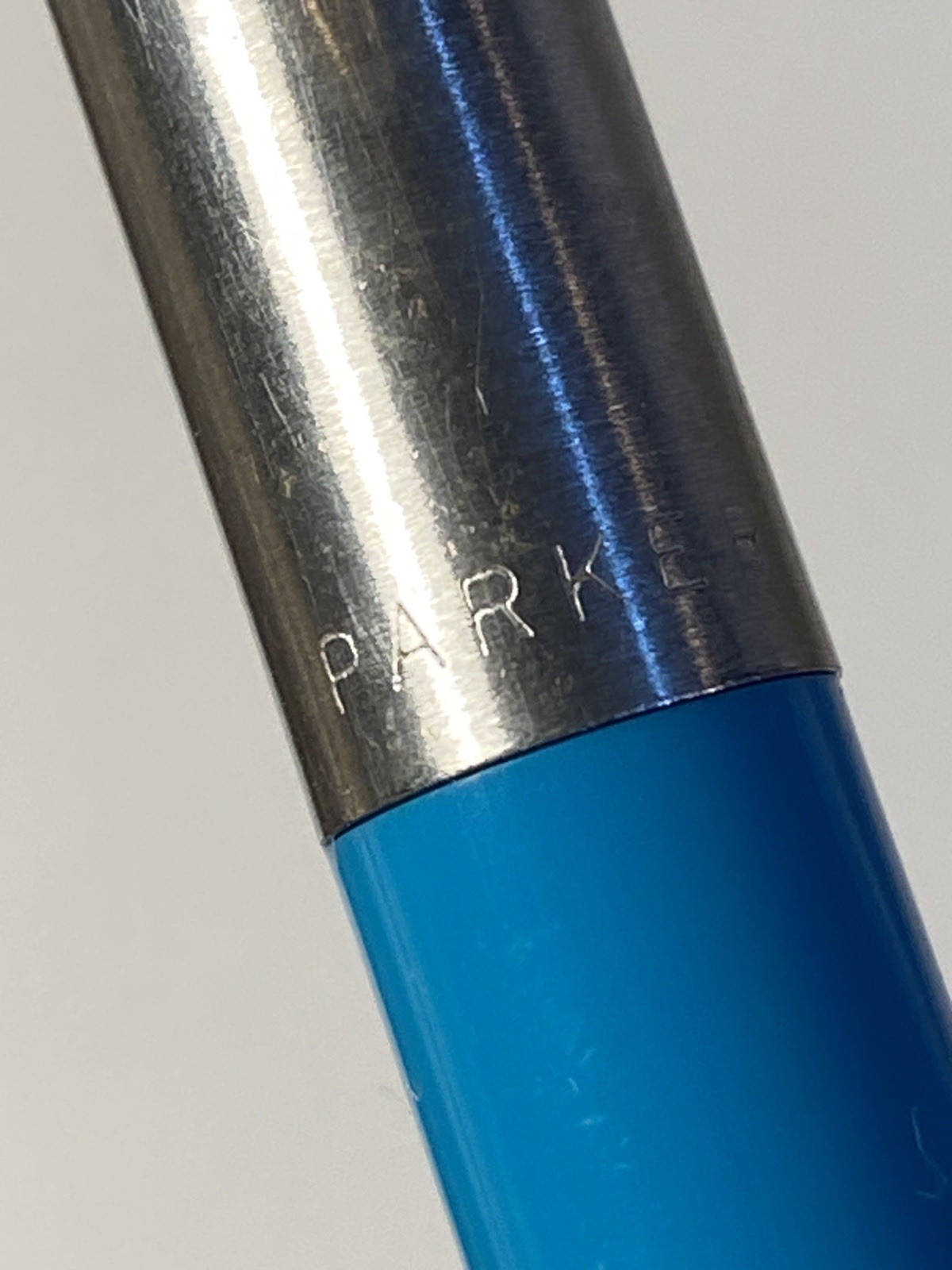 Vintage 1960’s Parker Mechanical Pencil Blue With Silver & Gold Tone Arrow Clip