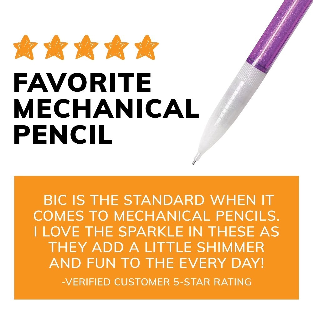 Xtra Sparkle Mechanical Pencil, 0.7 mm, 24 Count