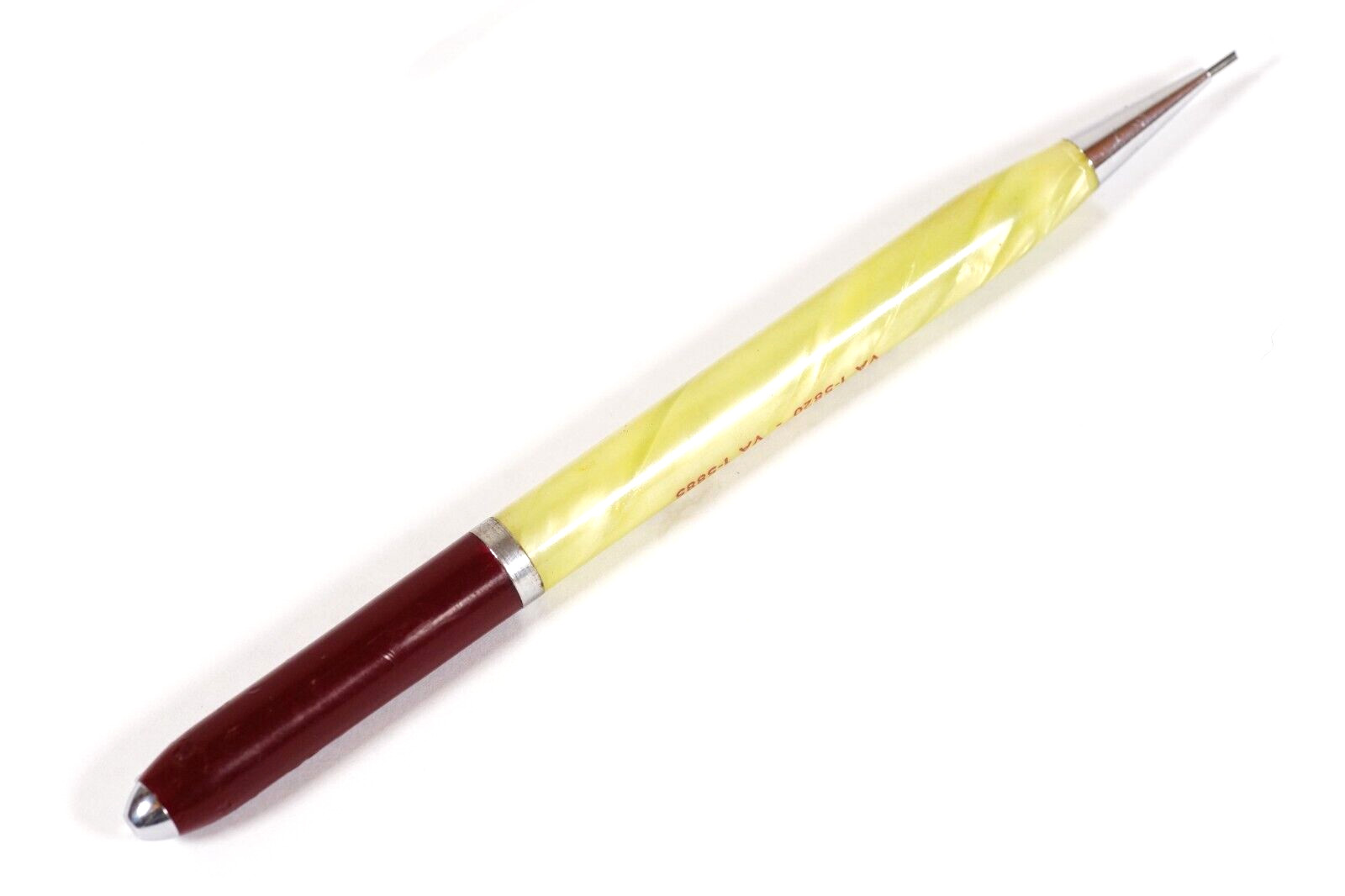 Kansas City Mo MUSIC SERVICE Co. Mid-Century Swirl Advertising Mechanical Pencil