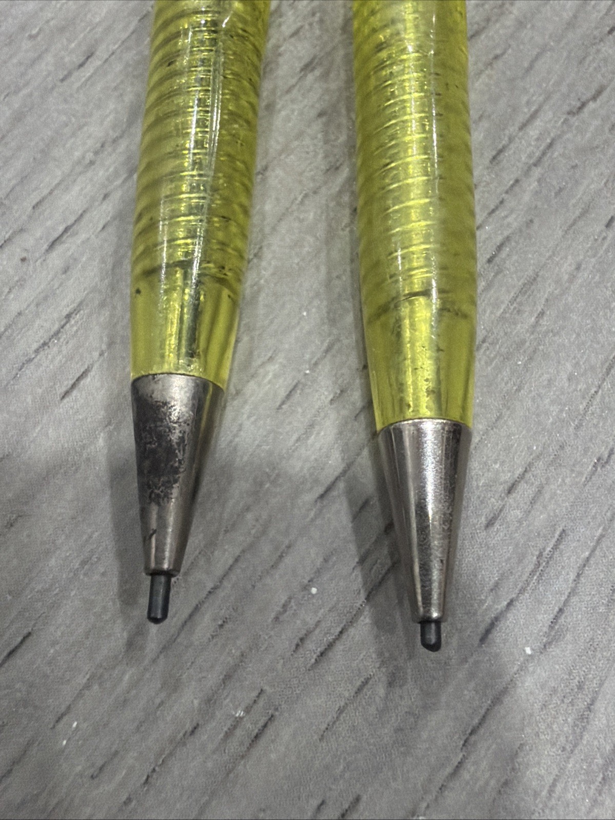 Scripto Classic K780 Transparent Yellow Lot Of 2