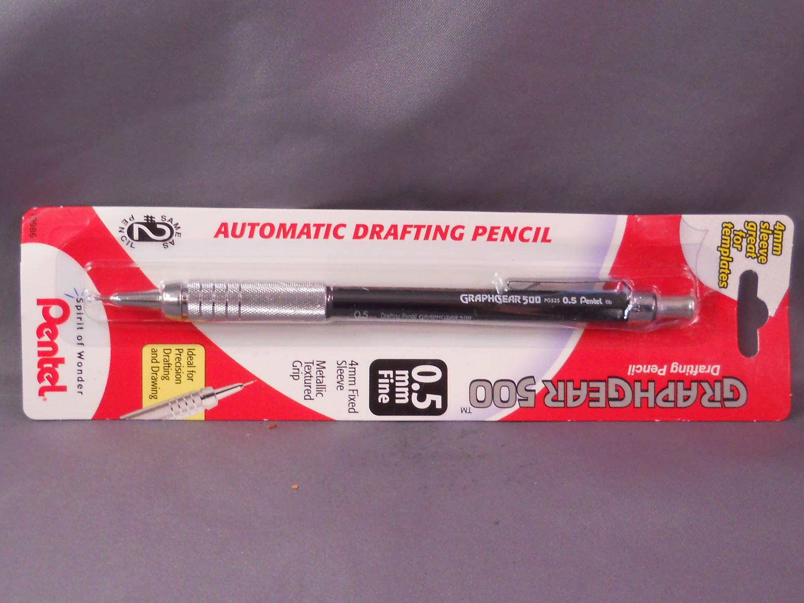 Pentel PG525A 0.5mm Drafting Pencil Black