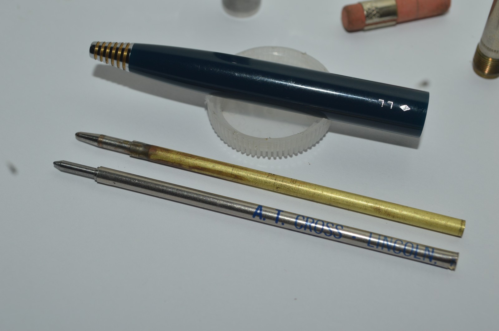 PARKER 51 Liquid Lead Pencil Feather Clip Circa 1950s Black Barrel Made In USA