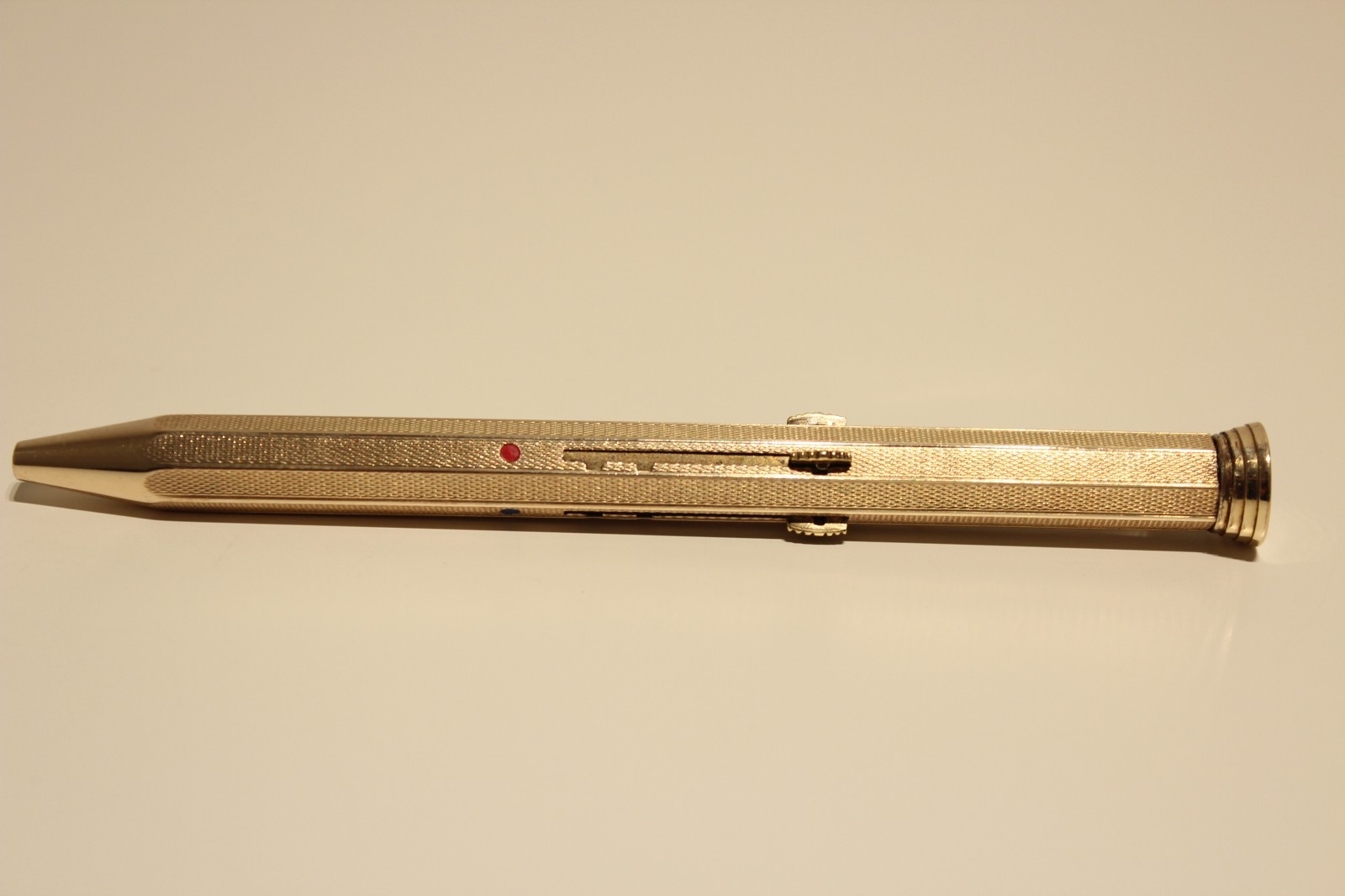 WW2 ERA RARE BEAUTIFUL GERMANY GOLD PLATED MECHANICAL PENCIL “ADMIRAL” JUNIOR 4