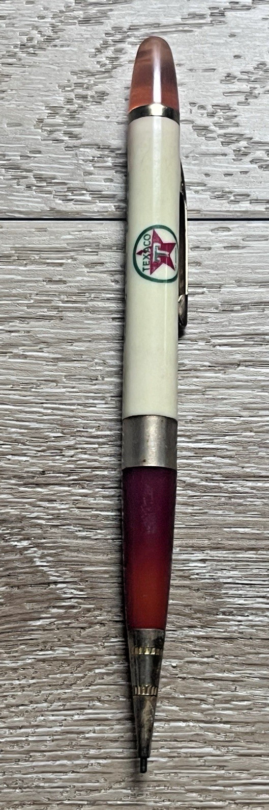 Vintage Texaco Gas Mechanical Pencil Graham Texas Phone 205 A. B. Cornelius