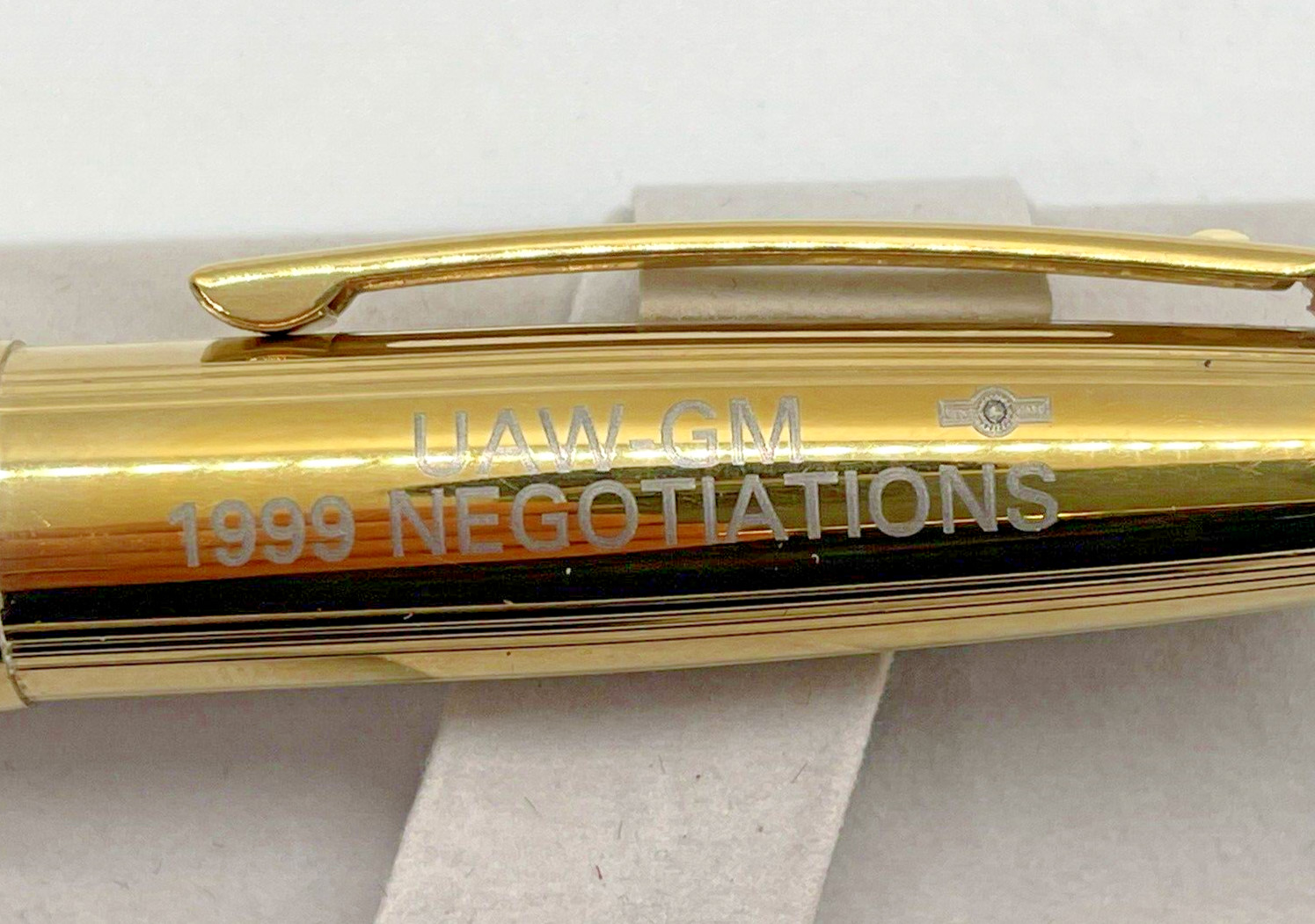 Sheaffer ‘s Prelude 368 22K Gold Plated .7mm Mechanical Pencil USA ‘UAW GM’