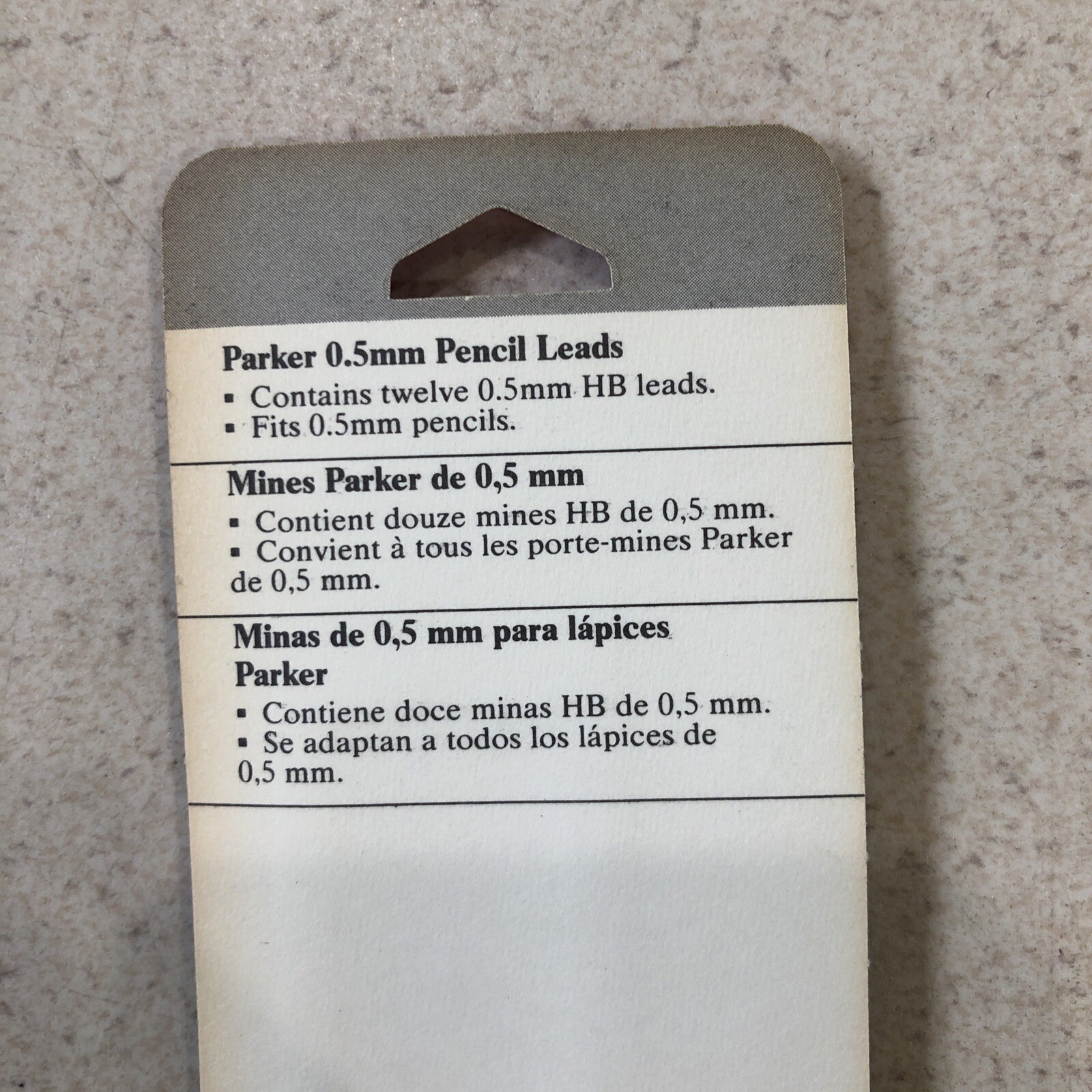 Parker Refillable Leads #10382 0.5 mm (2 Packs) 12 in each – NEW