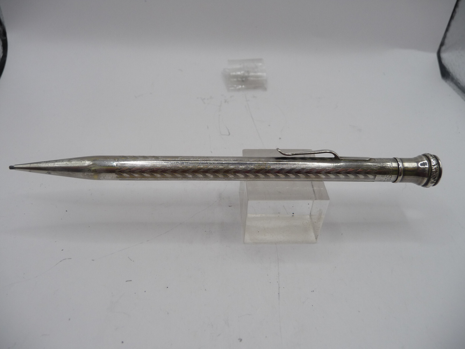 Wahl-Eversharp Vintage Silver Plate l.l mm Pencil–working