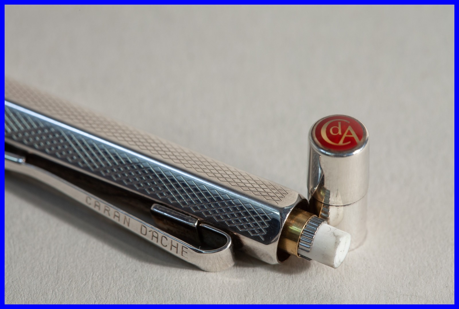 ECRIDOR Caran D’Ache RETRO Mechanical Pencil For 0.7Mm In Silver