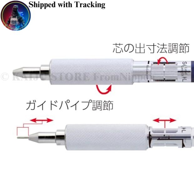 Auto Mechanical Pencil for Drafting MS01 Blue MS01-SP5-BL