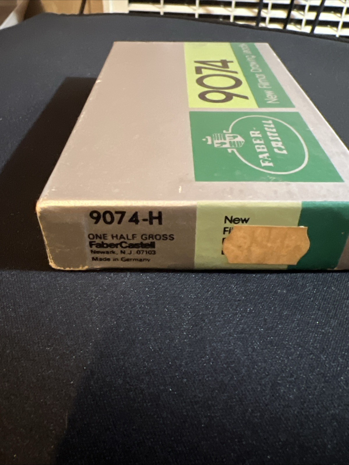 6 Vintage Faber-Castell Leads & Cases, Made in Germany-9074HB One Half Gross