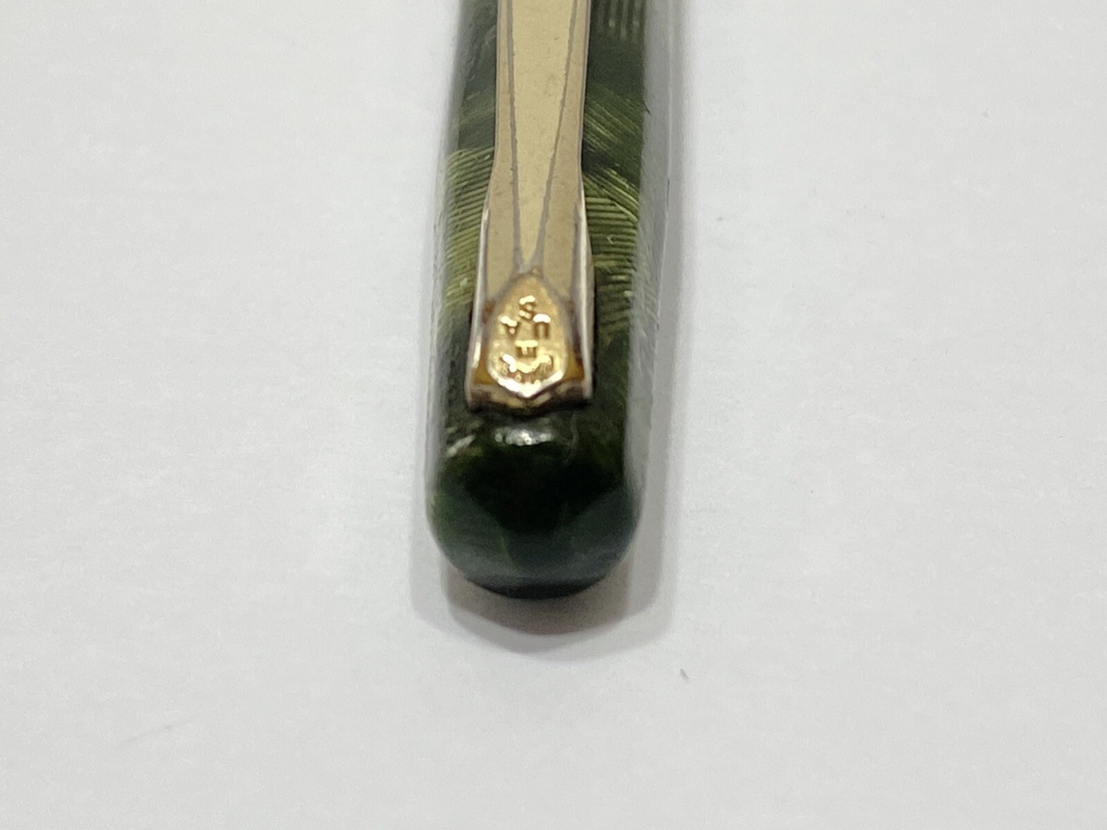 EVERSHARP DORIC GREEN SHELL GOLD EMBLEM SMALL PENCIL SQUARE LEADS