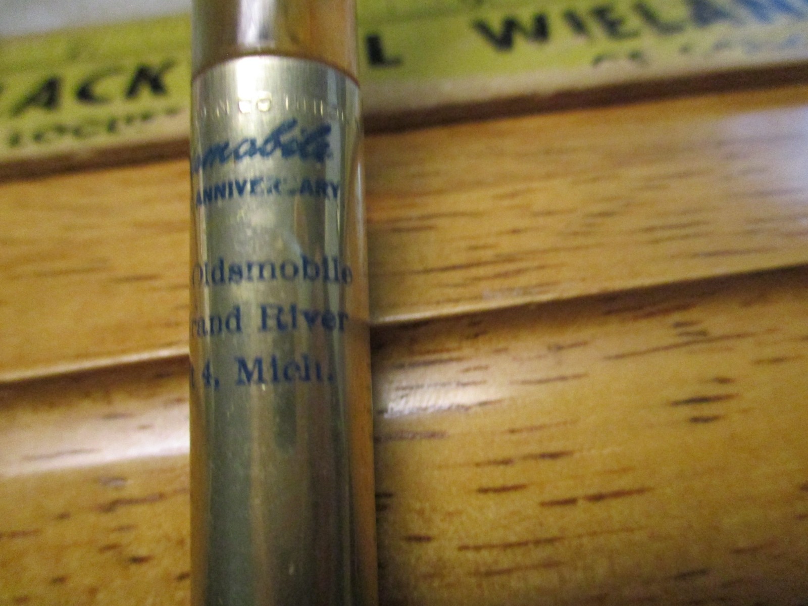 Vtg Golden Anniversary Floating Mechanical Pencil for Oldsmobile Secretary M33