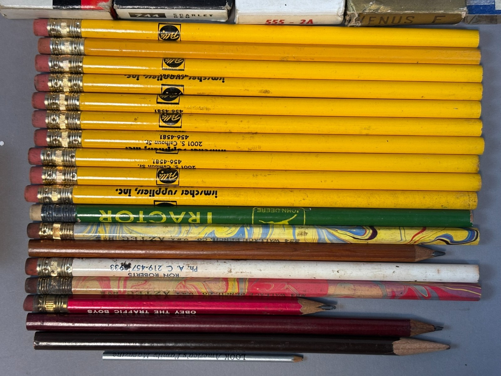 Vtg Estate Architect Pencil Lot Koh-I-Noor Venus Dixon Eagle Mirado EX+ Cond