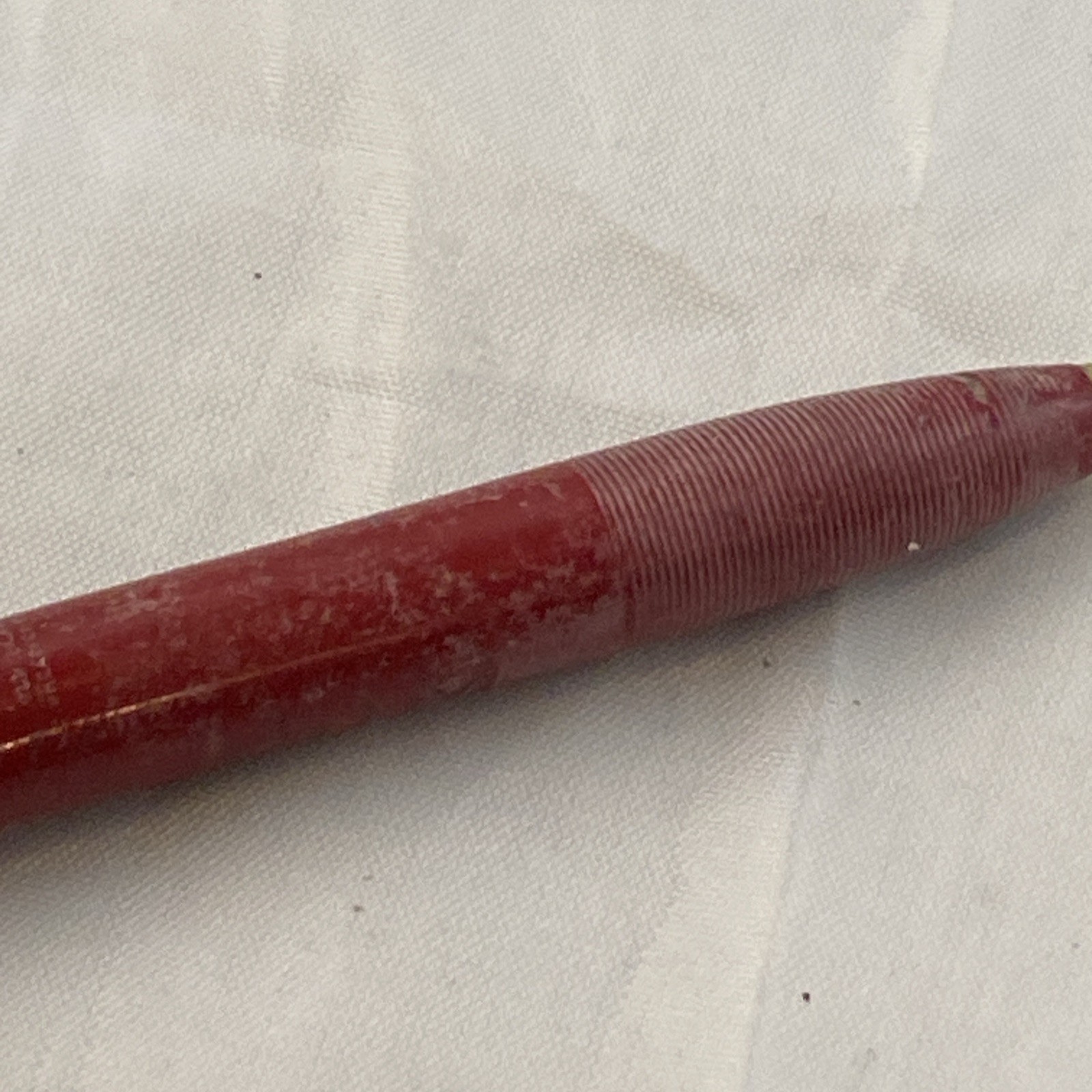 Sheaffer Pearlie Utility Red & Pearl Fineline USS Volelgesang DD-862 Pencil