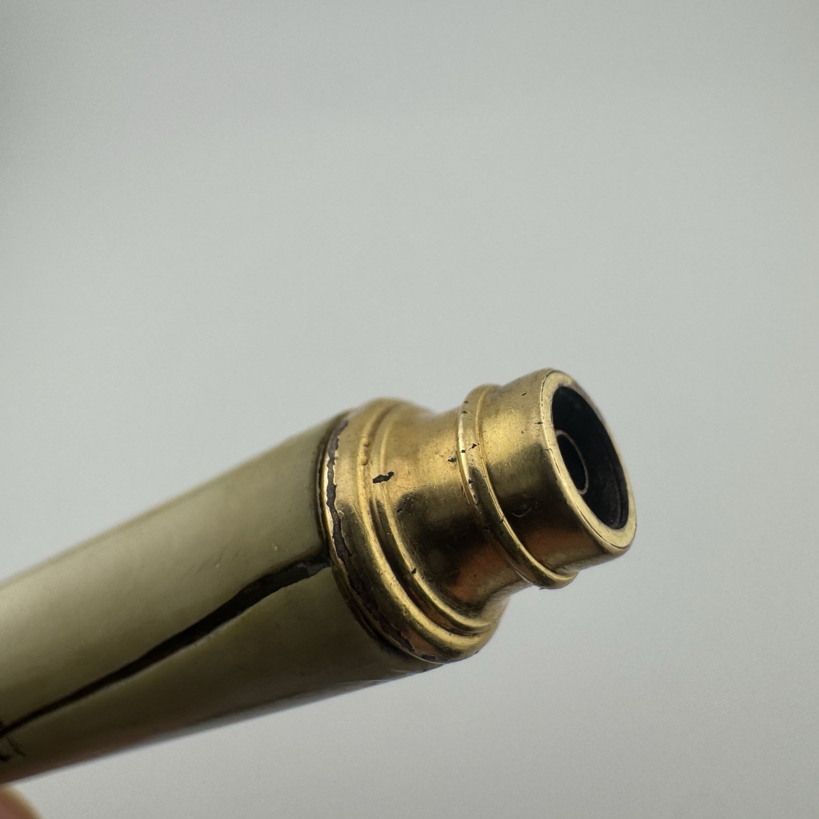 Antique Pearl & Gold Filled Retractable Mechanical Pencil Patd OCT 1771