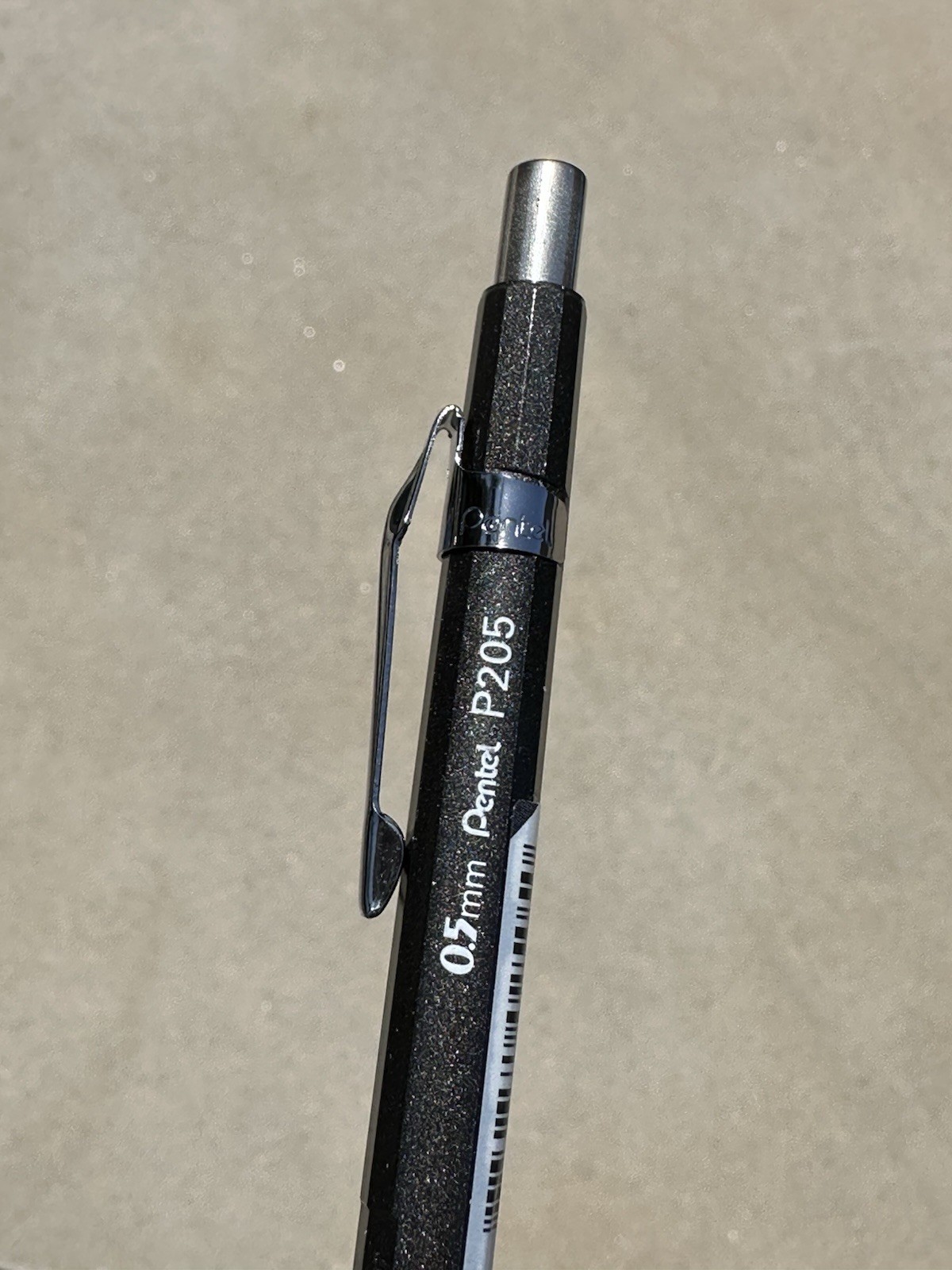 Pentel Sharp Automatic Drafting Pencil 0.5mm Metallic Series Graphite P205MNX
