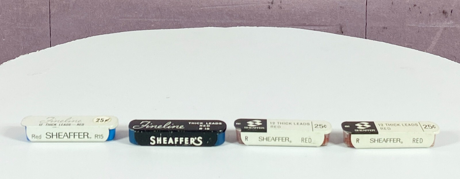 Sheaffer Fineline Thin Red R R15 Castell Thin Lead Blue lot of 10 Pencil