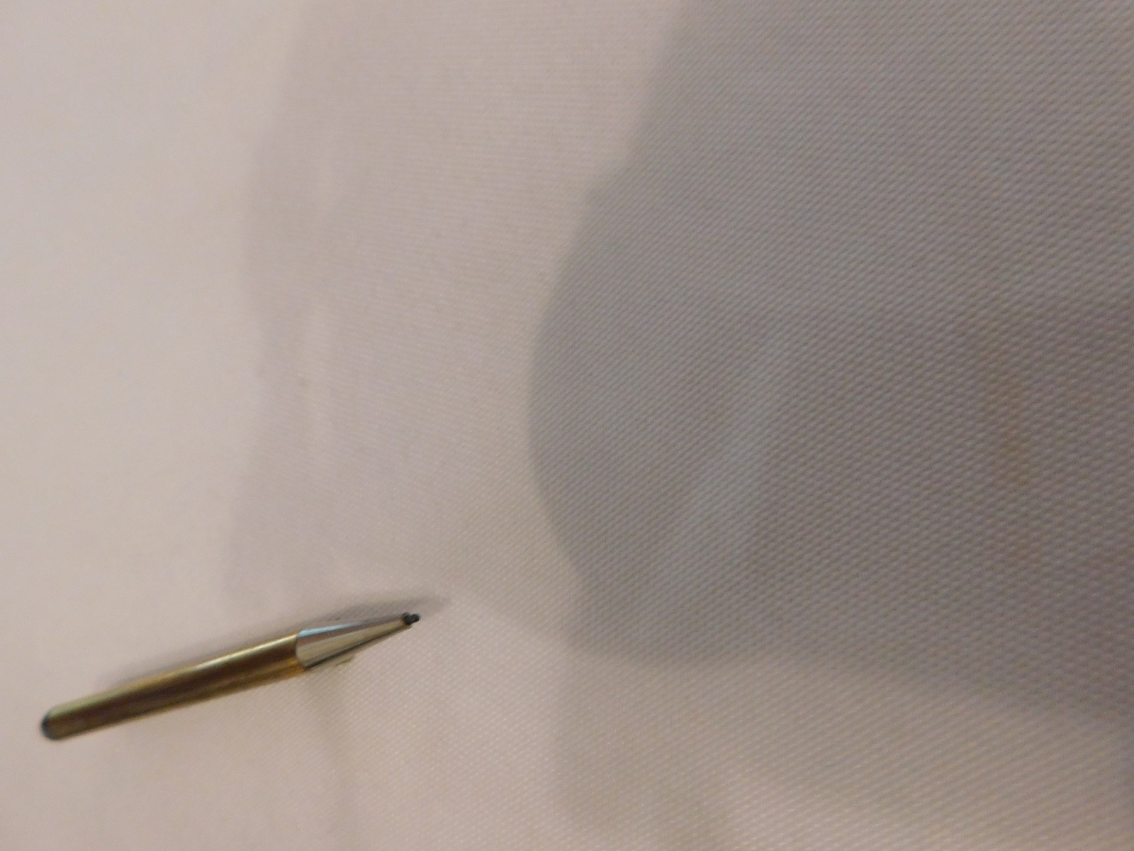 Vintage Mini Mechanical Pencil Gold Tone Tie Clip 2.75″ Long Pre-owned