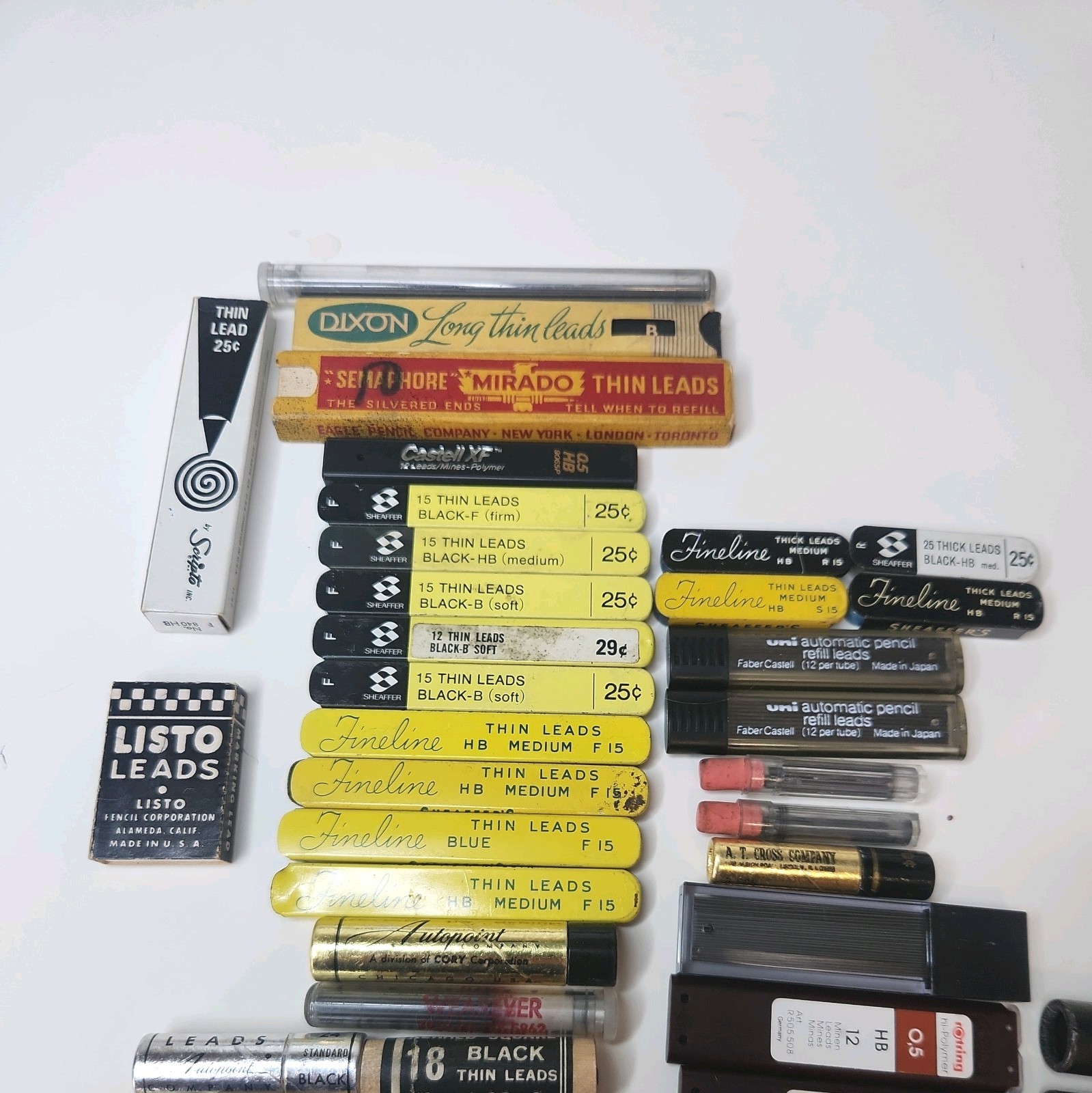 LARGE LOT VINTAGE PENCIL LEAD MECHANICAL