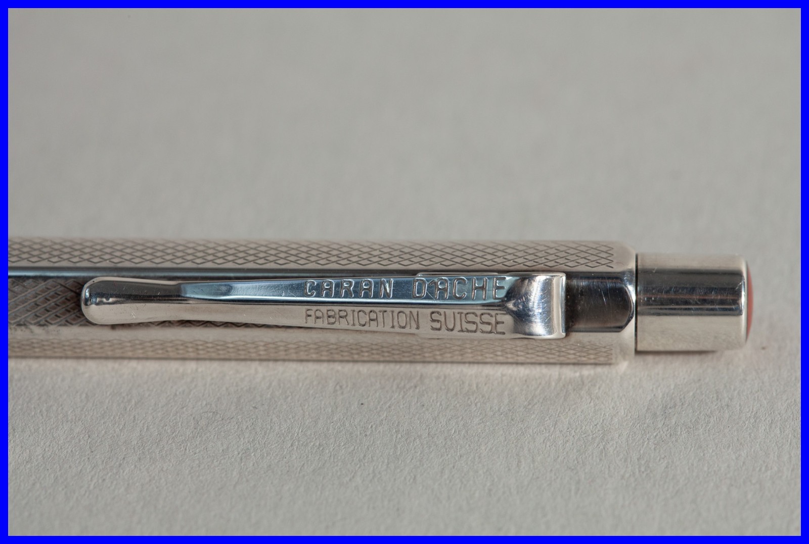 ECRIDOR Caran D’Ache RETRO Mechanical Pencil For 0.7Mm In Silver