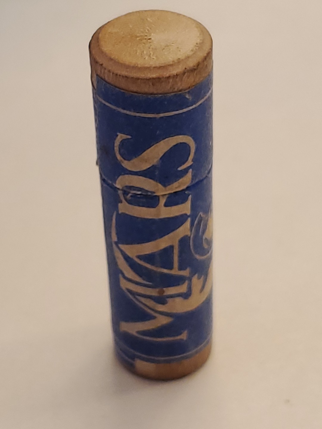 Vintage Mars J.S. Staedtler Inc. Grade H Leads No 8391 Round Wooden Container