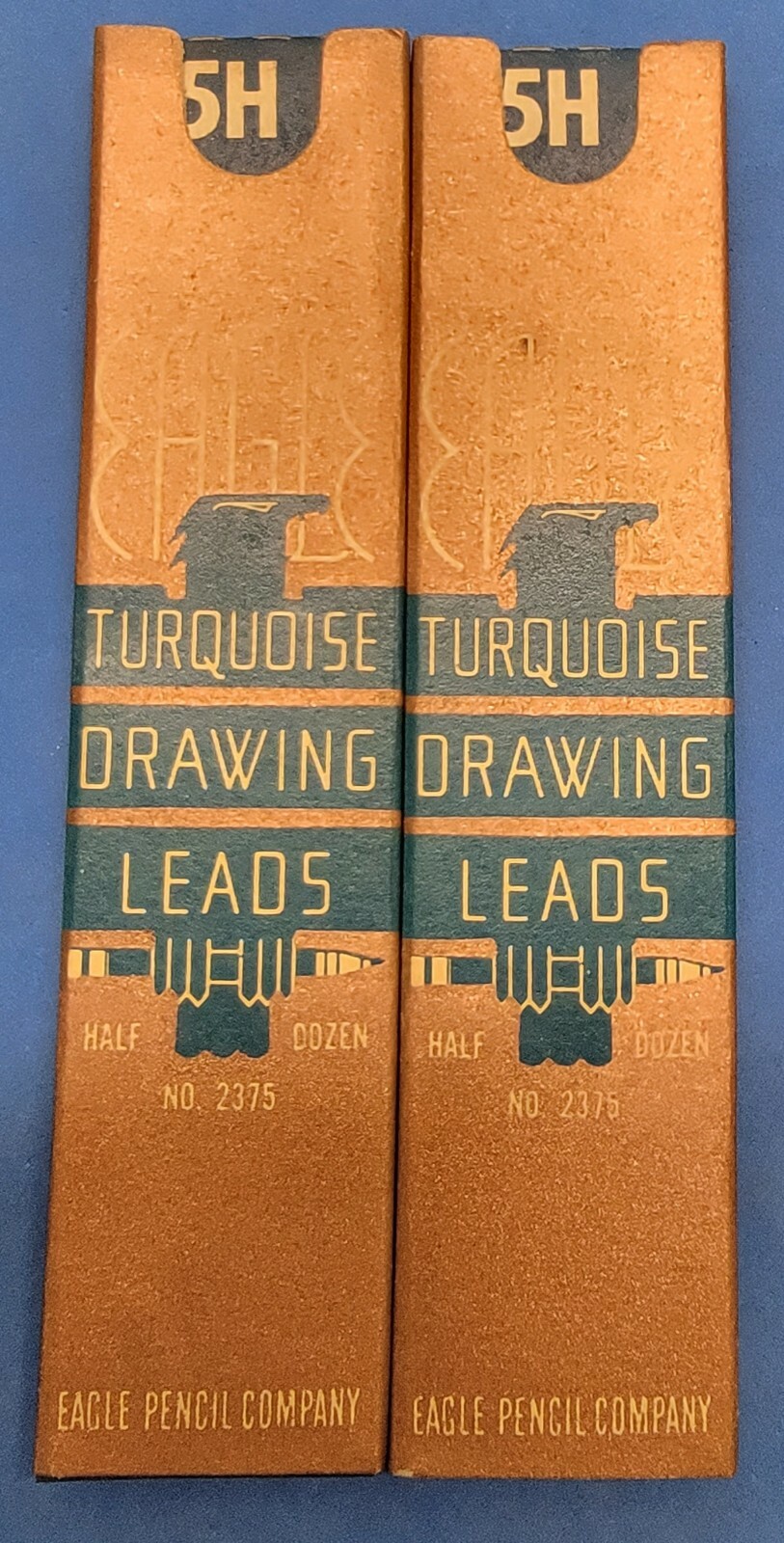 TURQUOISE EAGLE DRAWING LEAD 2375 BLACK 5H / 2 BOXES 12 LEADS
