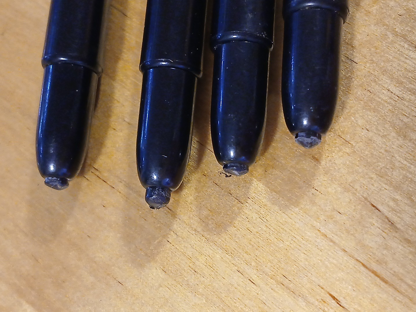 Vintage Listo Marking Pencils 1620 Black Wax Grease Refillable Mechanical Crayon
