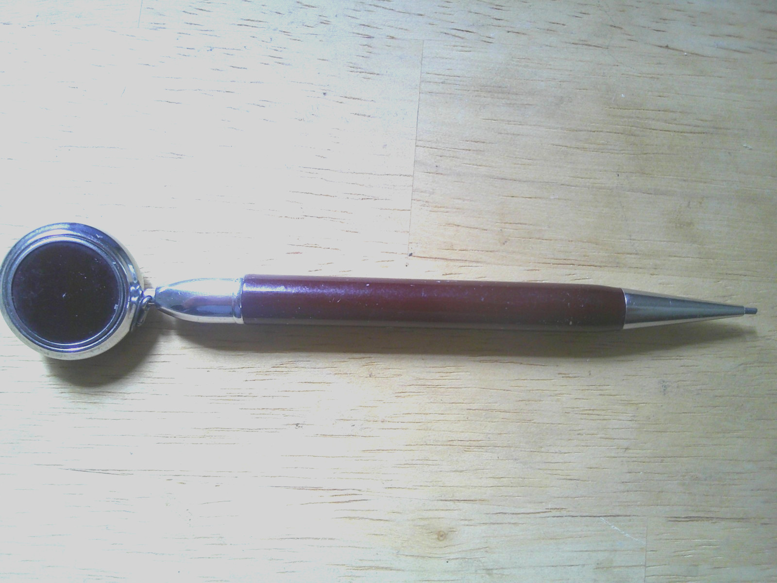 Unusual Vtg Retracting Chain Pin Antique Mechanical Golf Pencil VVGC Rare