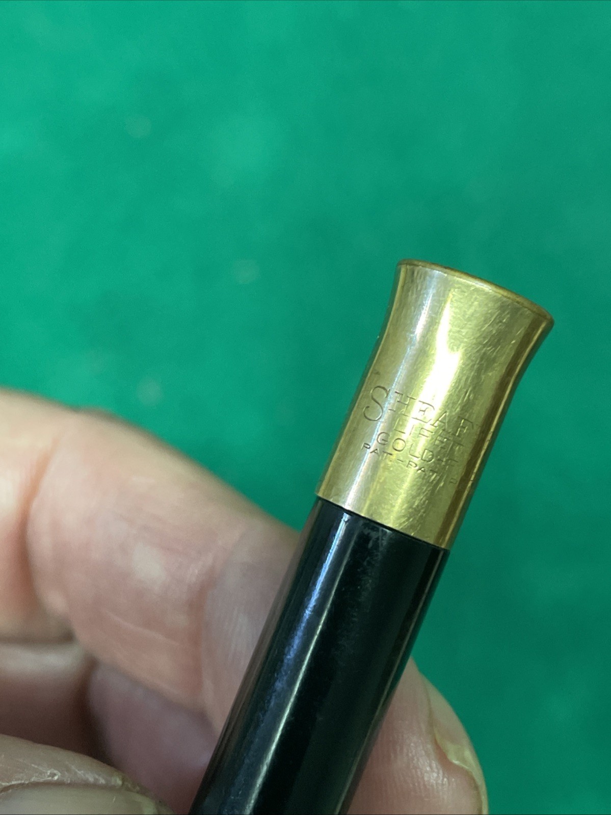 Sheaffer’s Gold Filled Top Black & Gold Mechanical Pencil Works, personailized