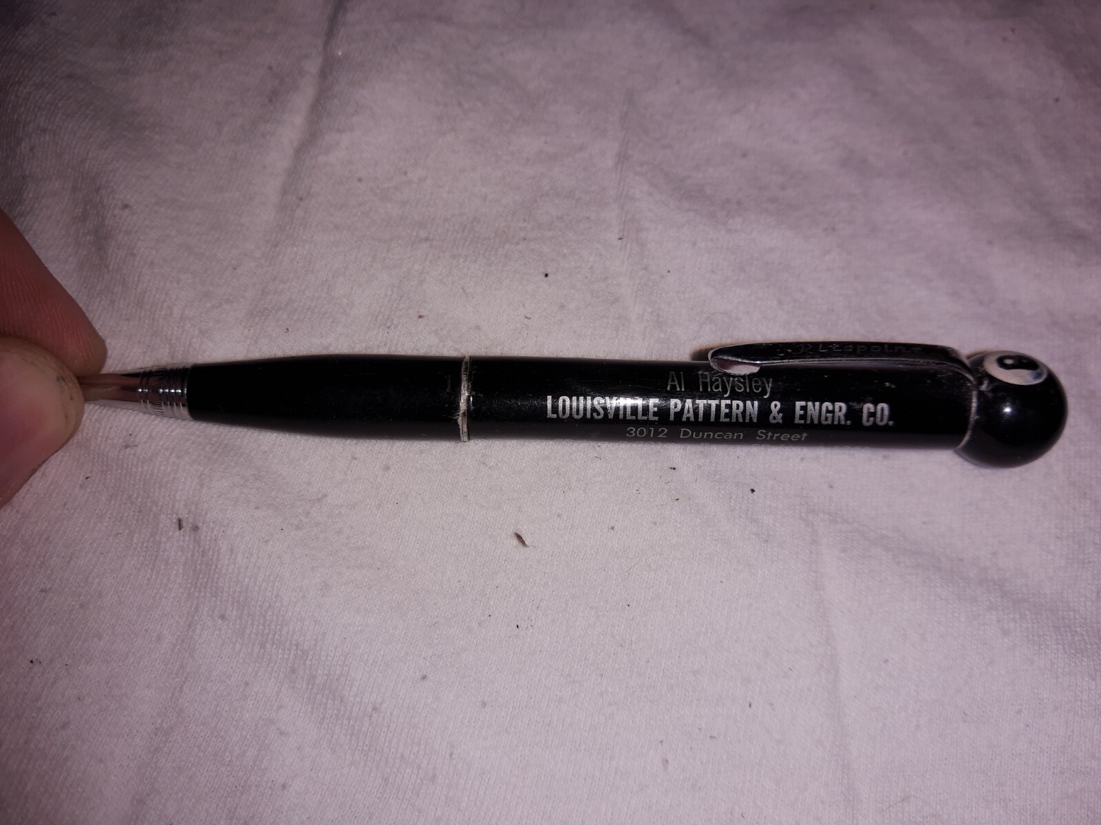 Vintage Ritepoint Louisville Pattern Engineering 8 Ball Pen Mechanical Pencil KY