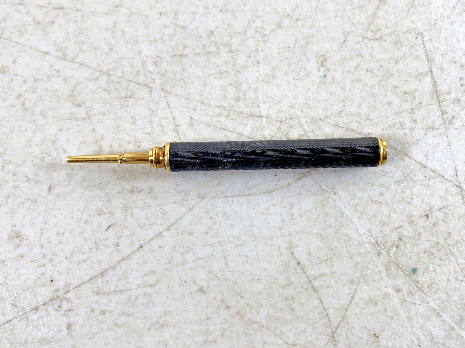 READ Top Only GOODYEARS VICTORIAN TELESCOPING MECH PENCIL BARREL. Part 125E88