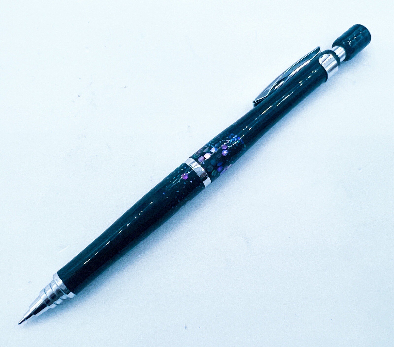 NOS Pilot Hand made Raden Mother Of Pearl Inlay Mechanical Pencil AUTOMATIC LEAD