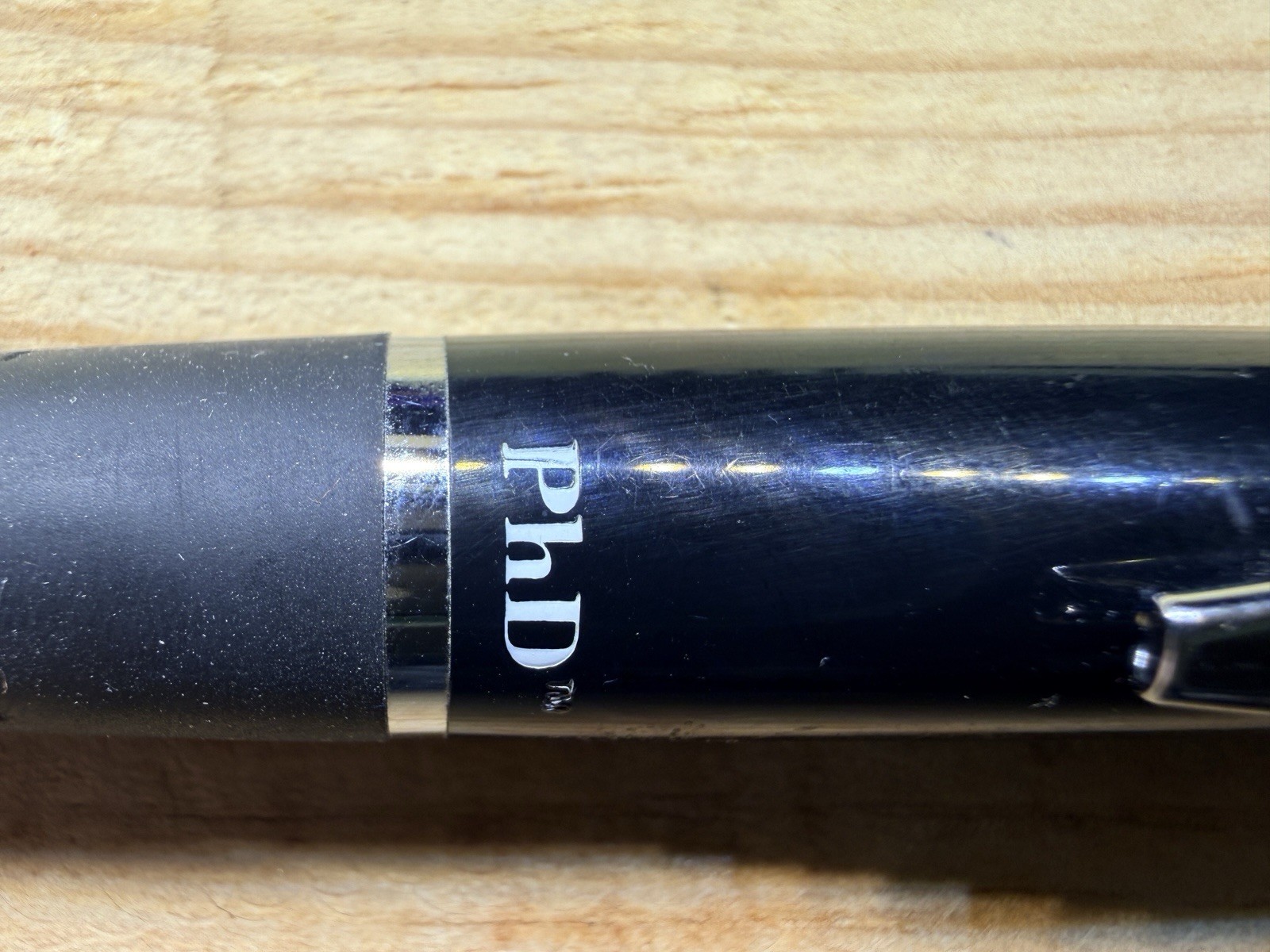 Vintage Sanford PhD Gold Black Mechanical Pencil Barrel 0.5mm