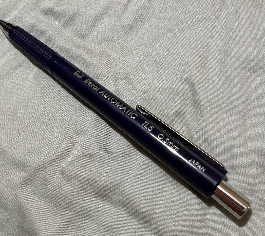 Berol Automatic TL5 0.5 mm Made in Japan Blue Body Mechanical Pencil